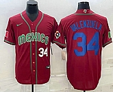 Men's Mexico Baseball #34 Fernando Valenzuela Number 2023 Red Blue World Baseball Classic Stitched Jersey1,baseball caps,new era cap wholesale,wholesale hats